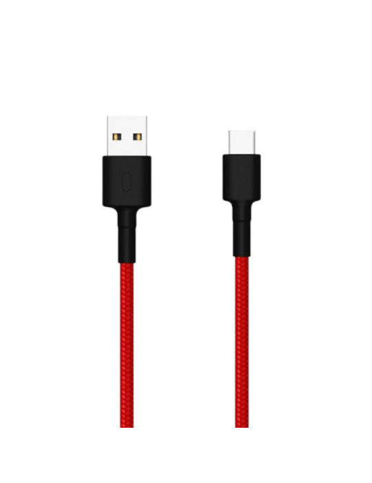 Xiaomi Câble Tressé USB-A vers USB-C 1m (Rouge) | DOTIRI