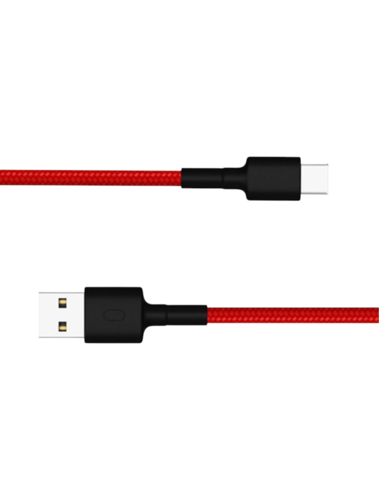 Xiaomi Câble Tressé USB-A vers USB-C 1m (Rouge) | DOTIRI