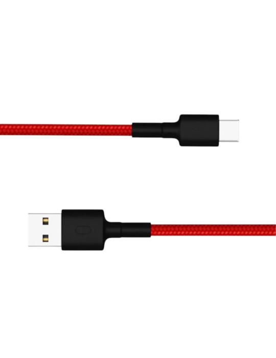 Xiaomi Câble Tressé USB-A vers USB-C 1m (Rouge) | DOTIRI