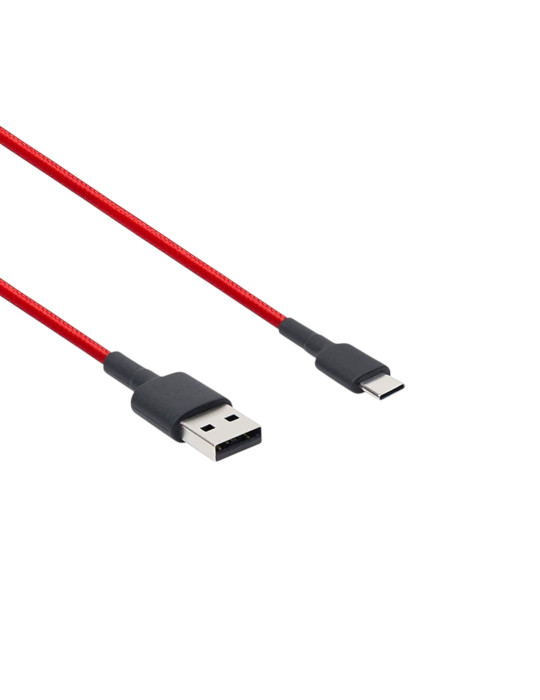 Xiaomi Câble Tressé USB-A vers USB-C 1m (Rouge) | DOTIRI