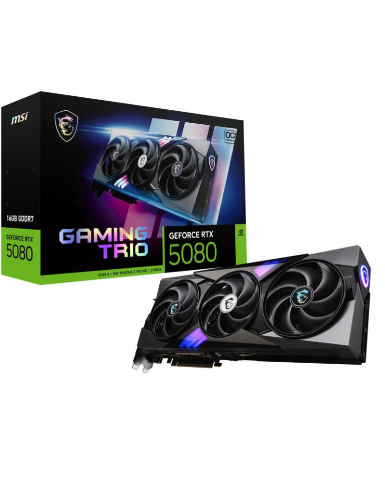 MSI GAMING GEFORCE RTX 5080 16G TRIO OC carte