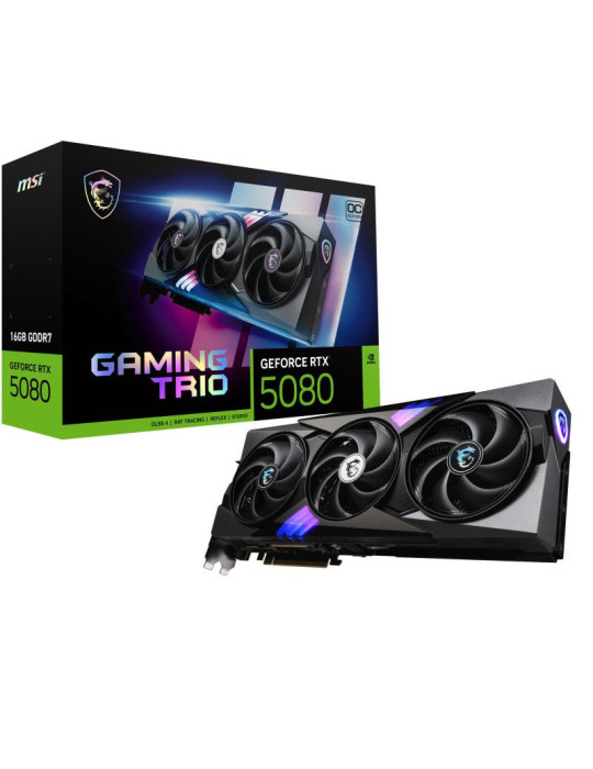 MSI GAMING GEFORCE RTX 5080 16G TRIO OC carte