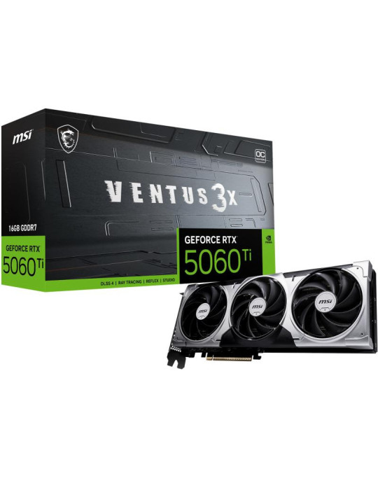 MSI VENTUS GeForce RTX 5060 TI 16G 3X OC NVIDIA