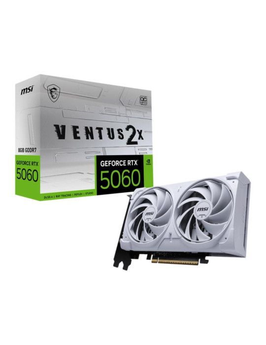 MSI GeForce RTX 5060 8G VENTUS 2X OC WHITE