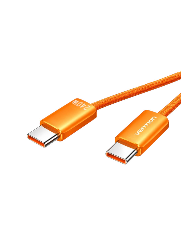 VENTION Câble Magnetique USB-C vers USB-C 1m (Orange)