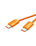 VENTION Câble Magnetique USB-C vers USB-C 1m (Orange)