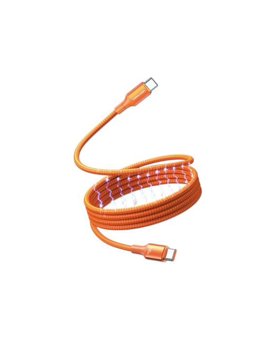 VENTION Câble Magnetique USB-C vers USB-C 1m (Orange)