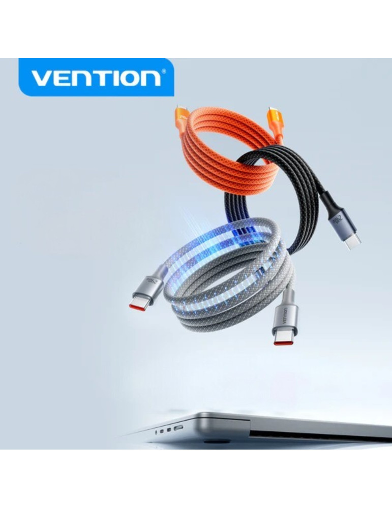 VENTION Câble Magnetique USB-C vers USB-C 1m (Orange)