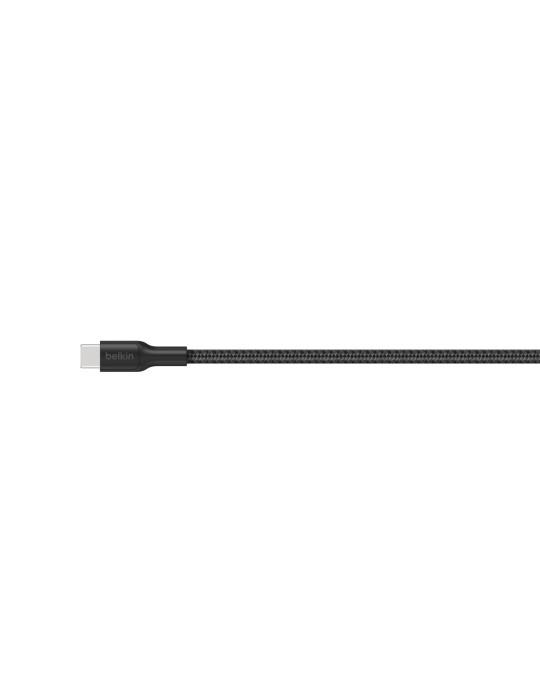 BELKIN Câble Tressé PCR USB-C vers USB-C 240W 2.0 1m (Noir)