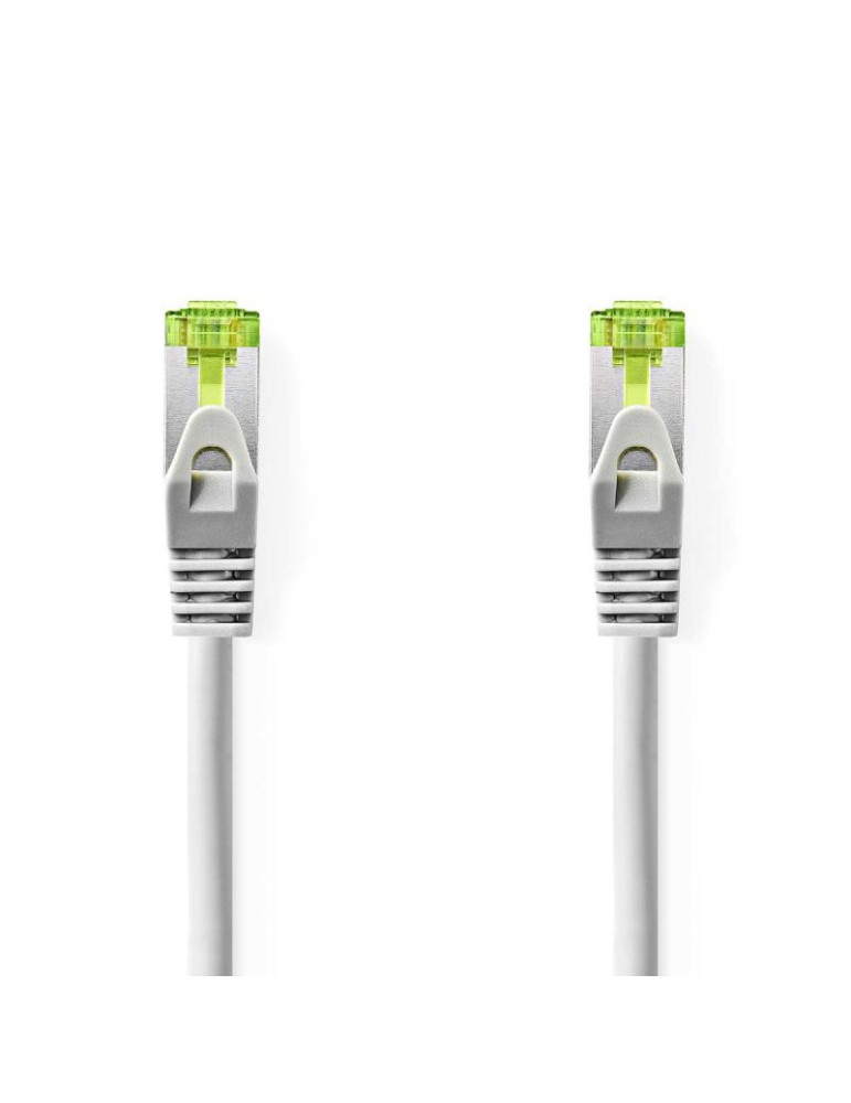 CABLE RJ45 CAT-7 S/FTP  MALE -MALE 10M GRIS