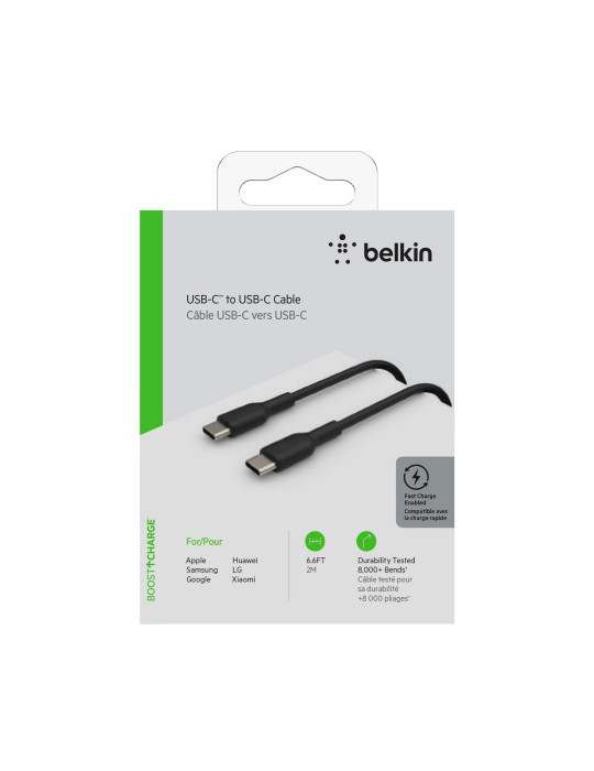 BELKIN Câble USB-C vers USB-C 1m (Noir) | DOTIRI