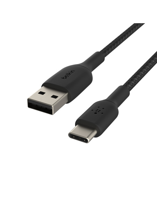 BELKIN Câble Tressé USB-C 2m (Noir) | DOTIRI