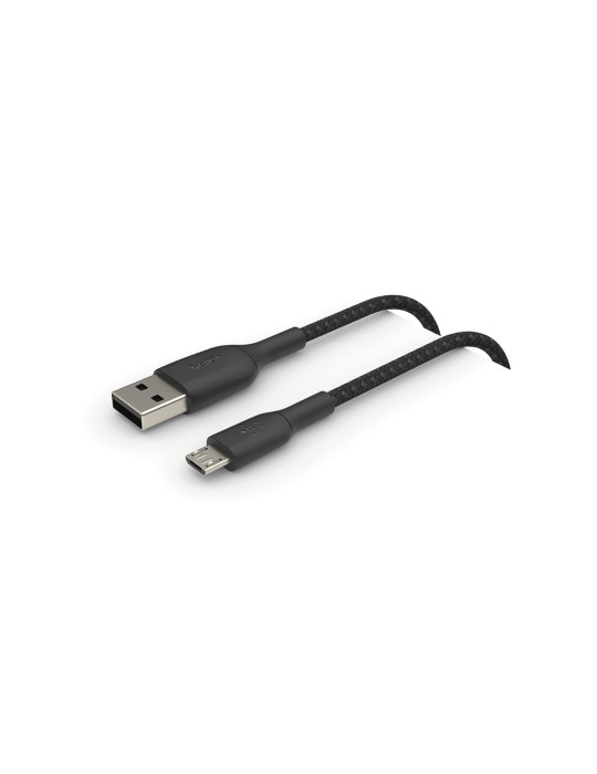 BELKIN Câble Tressé Micro-USB 1m (Noir) | DOTIRI