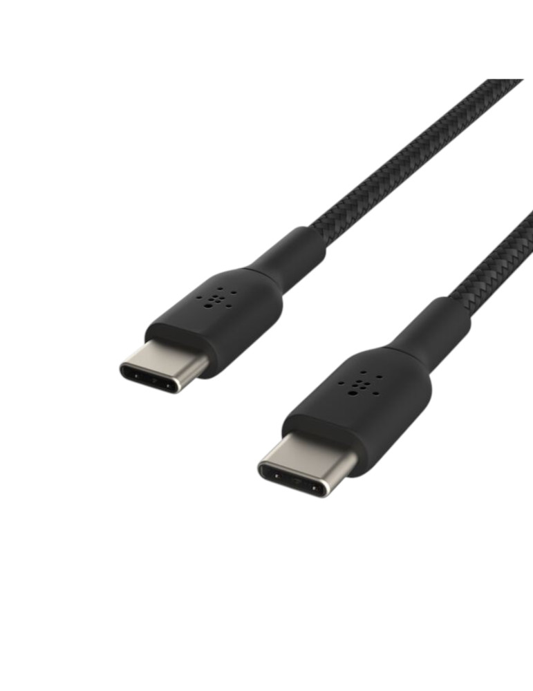 BELKIN Câble Tressé USB-C vers USB-C 0,15m (Noir) | DOTIRI