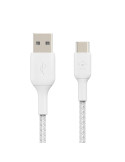 BELKIN Câble Tressé USB-C 0,15m (Blanc) | DOTIRI