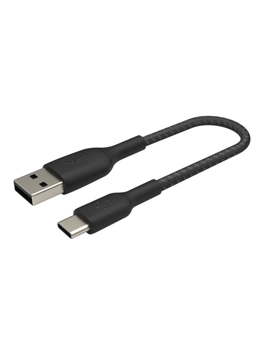 BELKIN Câble Tressé USB-C 0,15m (Noir) | DOTIRI