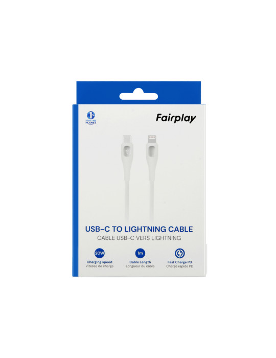 FAIRPLAY CALYPSO Câble USB-C vers Lightning 1m | DOTIRI