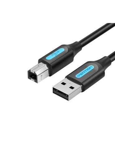 VENTION Câble USB-A Mâle vers USB-B Mâle 0,5m (Noir)