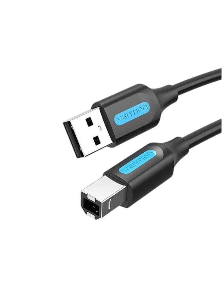VENTION Câble USB-A Mâle vers USB-B Mâle 0,5m (Noir)