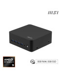 MSI Cubi Z AI 8M-004BEU USFF Noir 8945HS AMD SoC