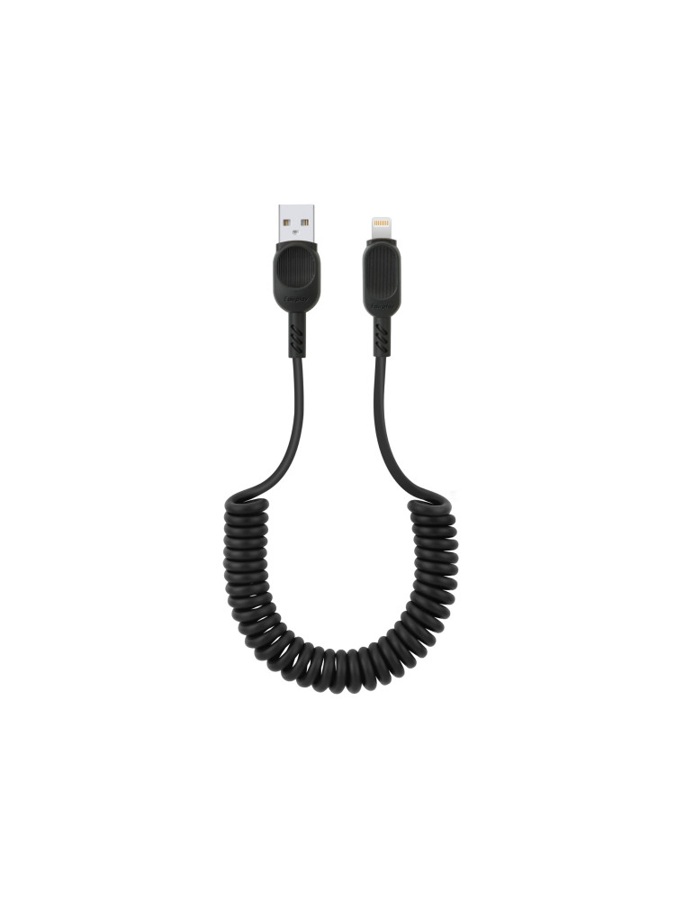 FAIRPLAY Câble Twisted Lightning 1,8m (Noir) | DOTIRI