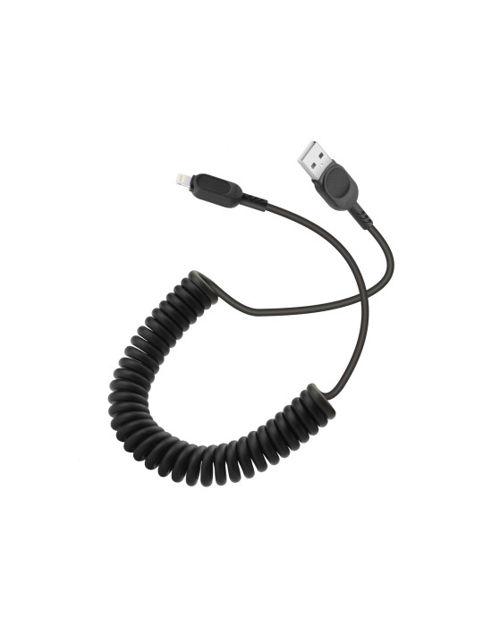 FAIRPLAY Câble Twisted Lightning 1,8m (Noir) | DOTIRI