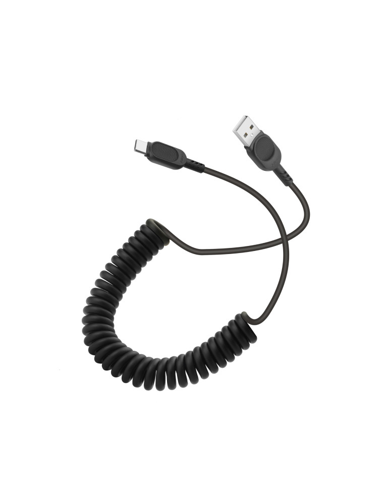 FAIRPLAY Câble Twisted USB-C 1,8m (Noir) | DOTIRI