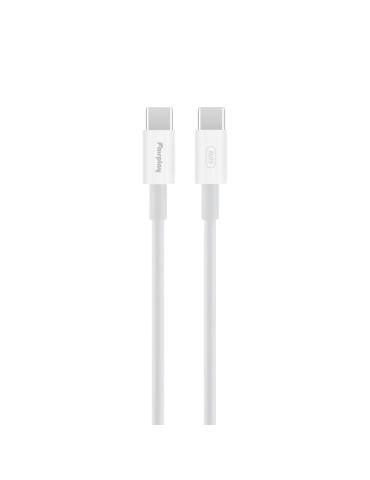 FAIRPLAY Câble 60W USB-C vers USB-C 1m (Blanc) (Bulk)