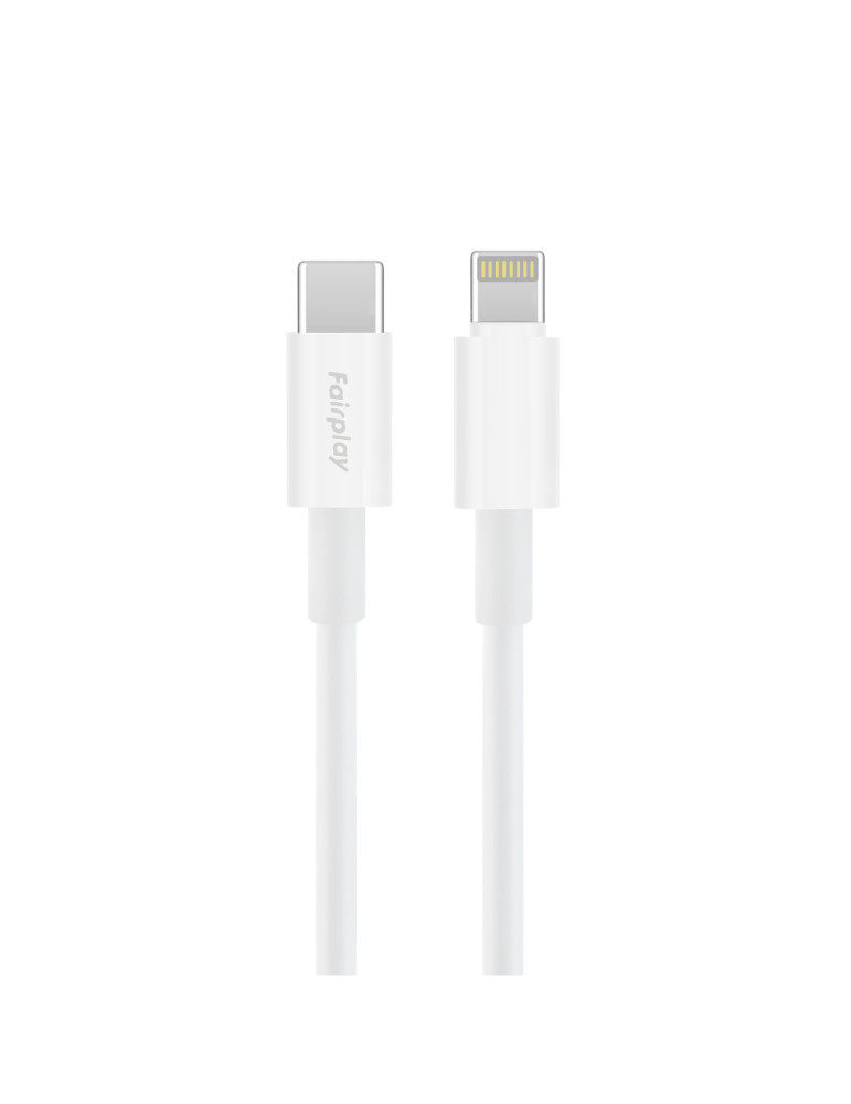 FAIRPLAY Câble TPE 27W USB-C vers Lighning 1m (Bulk)