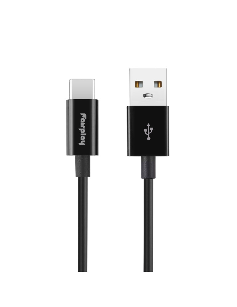 FAIRPLAY SENECIO Noir Câble USB-C 2m (Noir) (Bulk)