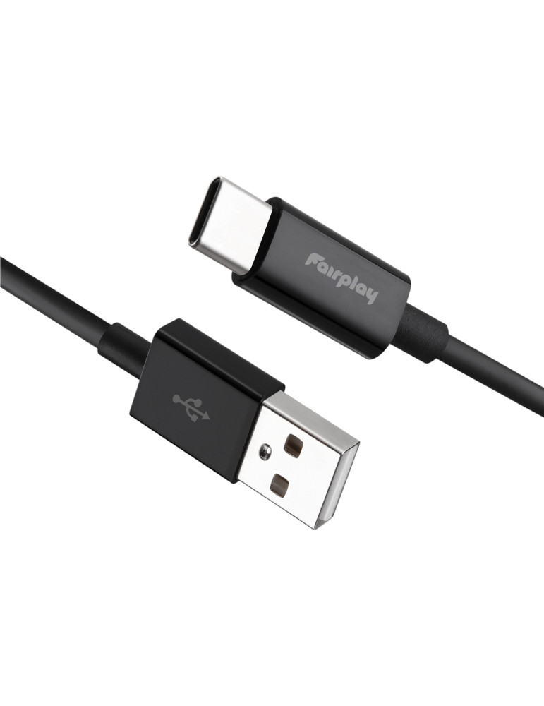 FAIRPLAY SENECIO Noir Câble USB-C 2m (Noir) (Bulk)