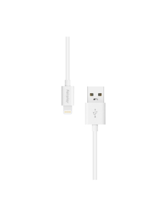 FAIRPLAY SENECIO Câble Lightning 1m (Blanc) | DOTIRI