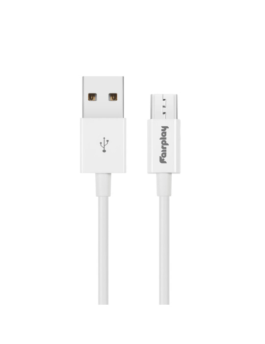 FAIRPLAY SENECIO Câble Micro-USB 1m (Blanc) (Bulk)