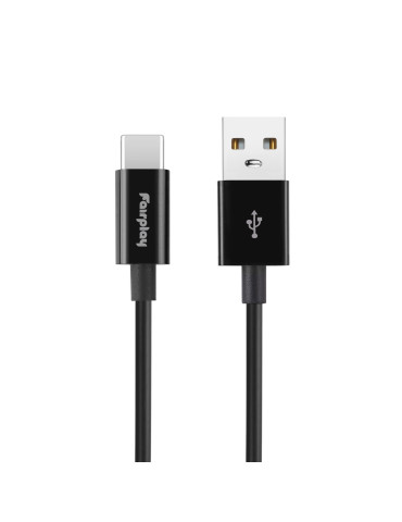 FAIRPLAY SENECIO Noir Câble USB-C 1m (Noir) (Bulk)