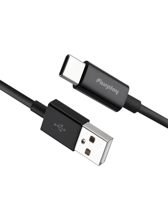 FAIRPLAY SENECIO Noir Câble USB-C 1m (Noir) (Bulk)