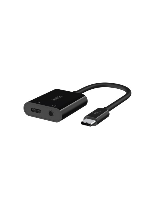 Belkin Adaptateur USB-C vers USB-C et Jack 3,5mm (Noir)