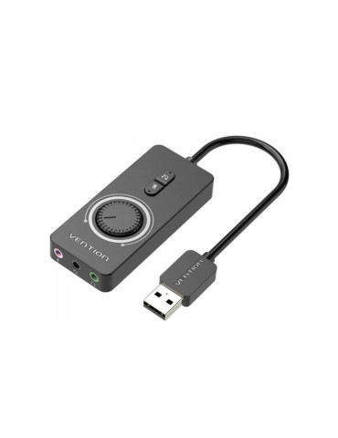 VENTION Carte Son Externe USB avec Contrôle Volume