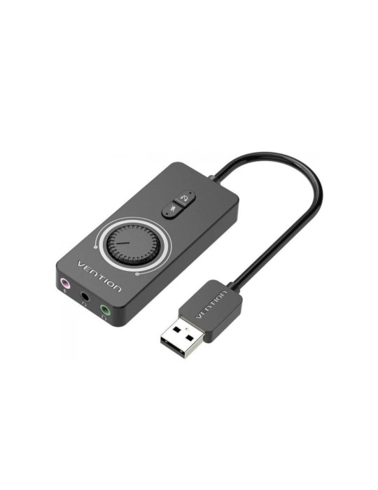 VENTION Carte Son Externe USB avec Contrôle Volume
