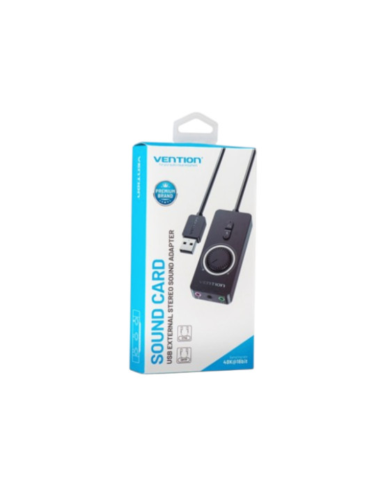 VENTION Carte Son Externe USB avec Contrôle Volume