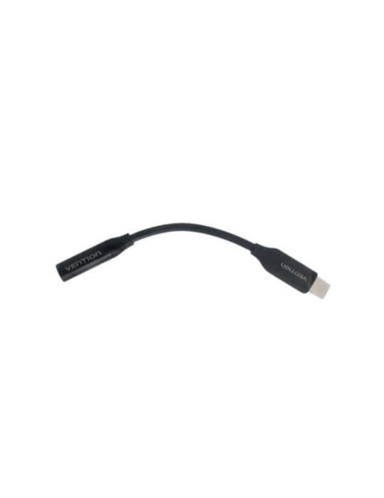 VENTION Adaptateur USB-C Mâle vers Jack 3,5mm (Noir)
