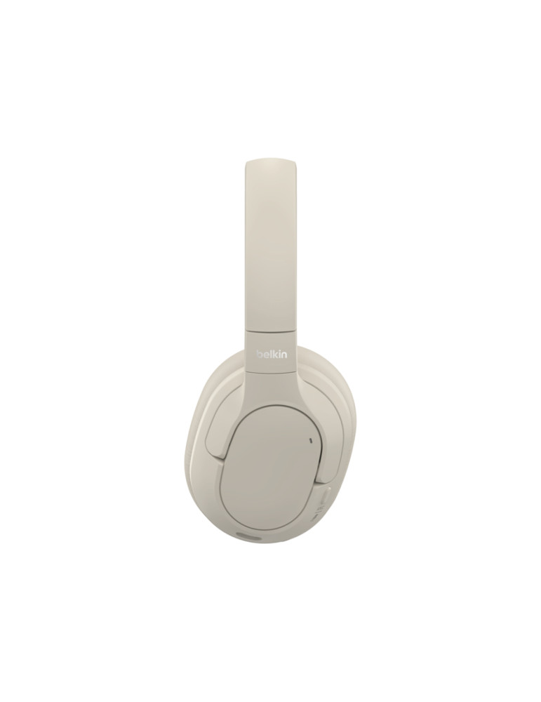 BELKIN SoundForm Isolate Casque audio avec ANC (Sable)