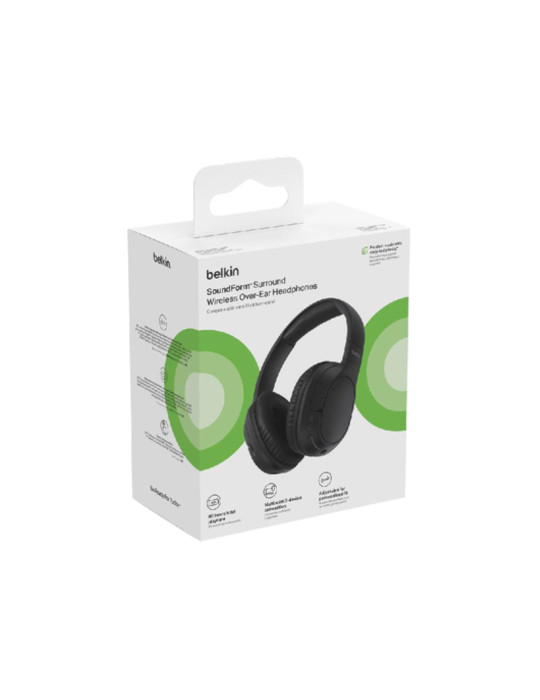 BELKIN SoundForm Casque Audio Bluetooth (Noir) | DOTIRI