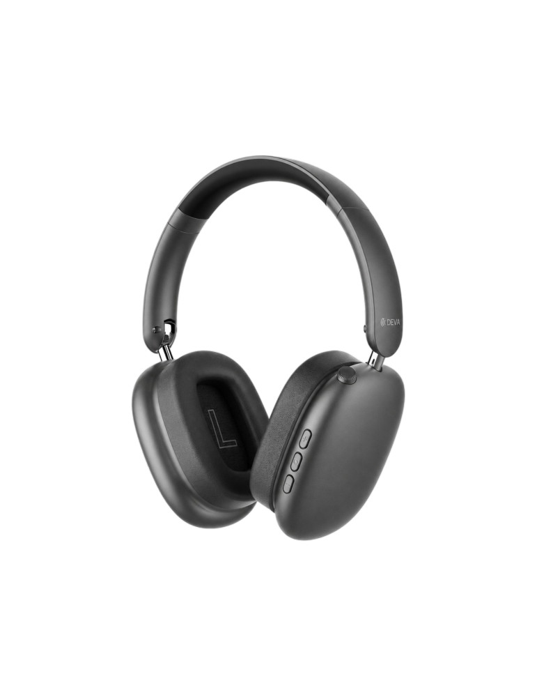 DEVIA EarBass Pro2 Casque Bluetooth (Gris Foncé) | DOTIRI