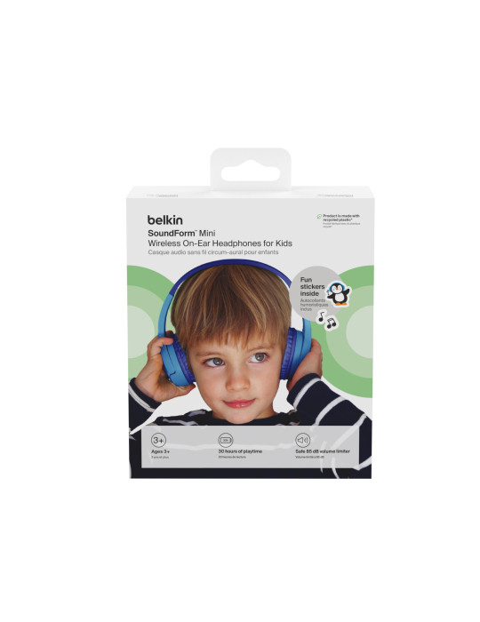BELKIN Soundform Mini Casque Bluetooth Enfant (Bleu)