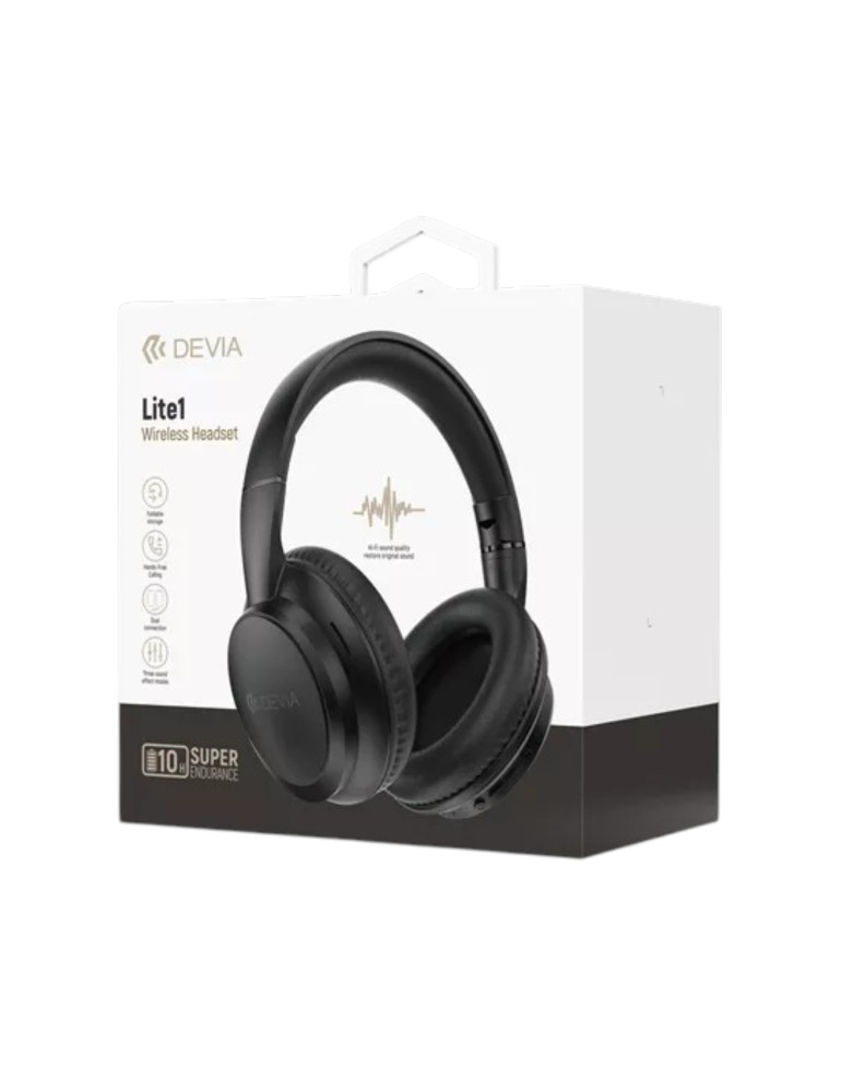 DEVIA Lite1 Casque Bluetooth (Noir)