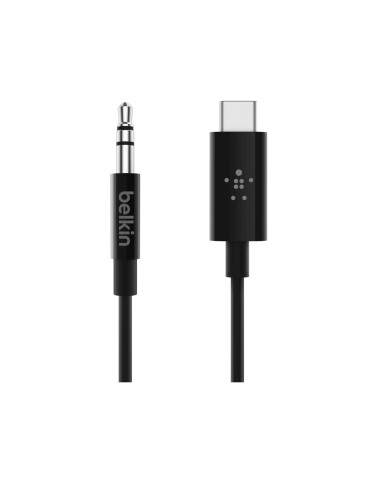 BELKIN Câble Jack 3,5 mm à USB-C 0,9m (Noir)