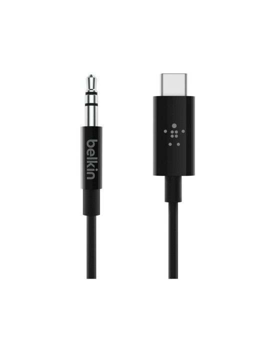 BELKIN Câble Jack 3,5 mm à USB-C 0,9m (Noir) | DOTIRI