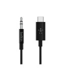 BELKIN Câble Jack 3,5 mm à USB-C 0,9m (Noir) | DOTIRI