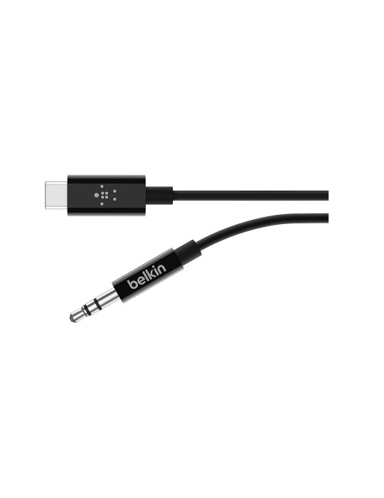 BELKIN Câble Jack 3,5 mm à USB-C 0,9m (Noir) | DOTIRI