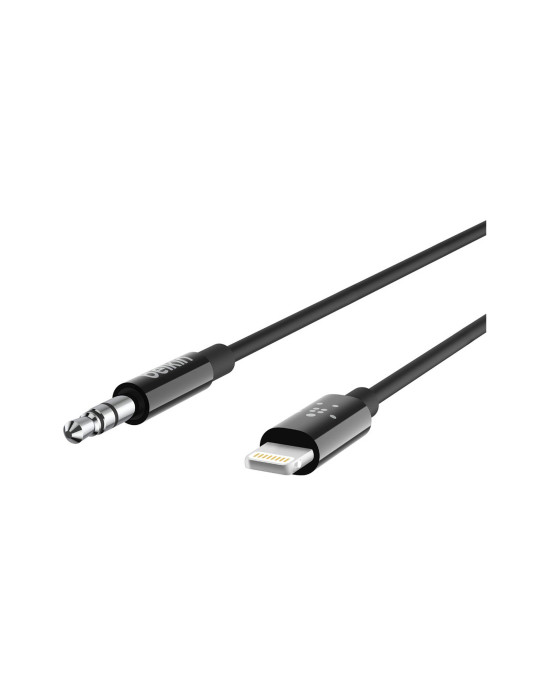 BELKIN Câble Jack 3,5mm vers Lightning MFi 0,9m (Noir)